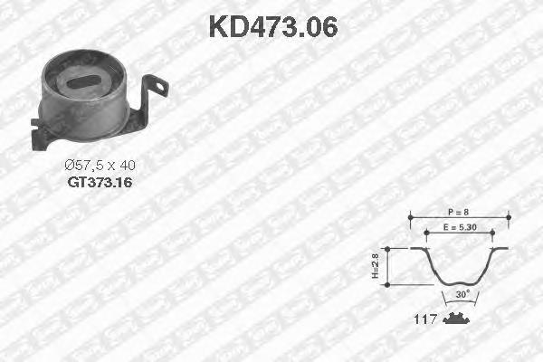 KD47306 SNR комплект грм