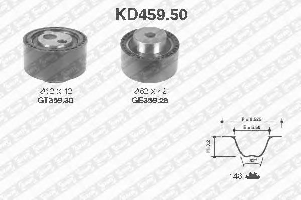 KD459.50 SNR комплект грм