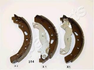 GF-314AF Japan Parts sapatas do freio traseiras de tambor