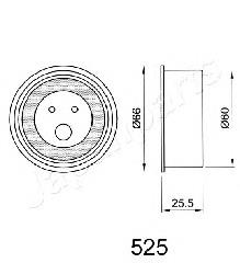 Ролик ГРМ BE525 Japan Parts