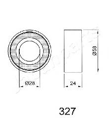 Паразитный ролик ГРМ BE327 Japan Parts