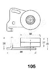 Ролик ГРМ BE105 Japan Parts