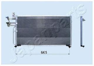 Radiador de aparelho de ar condicionado CND283027 Japan Parts