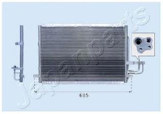 Radiador de aparelho de ar condicionado CND333027 Japan Parts