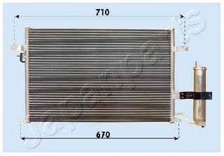 CND313014 Japan Parts radiador de aparelho de ar condicionado