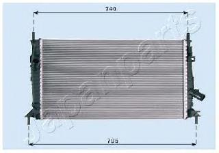 Радиатор RDA053081 Japan Parts