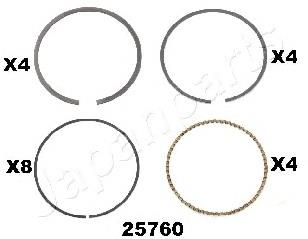 23073STD Riken kit de anéis de pistão de motor, std.