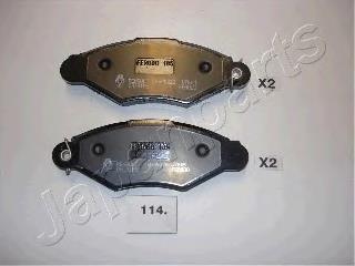 Передние тормозные колодки PA114AF Japan Parts