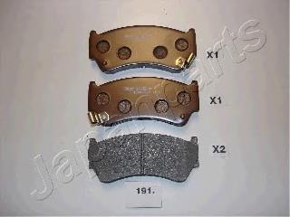 Передние тормозные колодки PA191AF Japan Parts