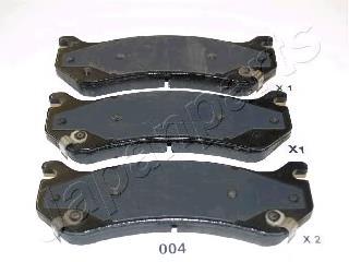 Колодки дисковые  Japan Parts PP004AF цена, от 23.12 USD