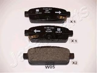 Колодки дисковые  Japan Parts PPW05AF цена, от 14.97 USD