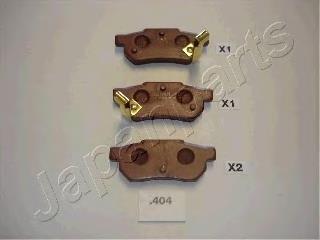 Купить PP404AF Japan Parts Колодки тормозные задние, дисковые