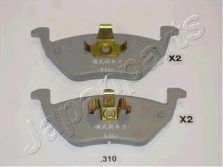 PP-310AF Japan Parts sapatas do freio traseiras de disco