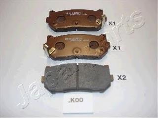 Задние тормозные колодки PPK00AF Japan Parts