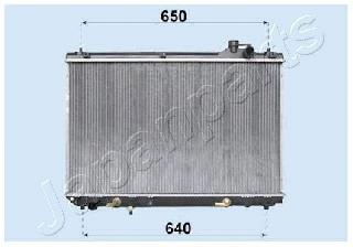 606652 Nissens radiador de esfriamento de motor