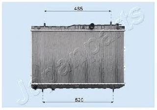 Radiador de esfriamento de motor RDA333033 Japan Parts