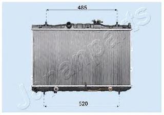 RDA333031 Japan Parts radiador de esfriamento de motor