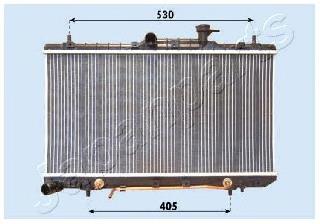 Radiador de esfriamento de motor RDA283098 Japan Parts