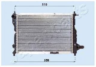 RDA313024 Japan Parts radiador de esfriamento de motor