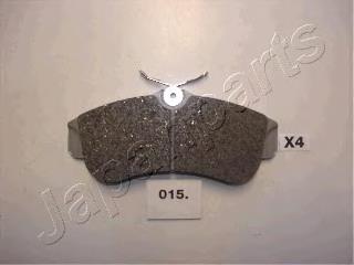 Тормозные колодки Japan Parts PA015AF