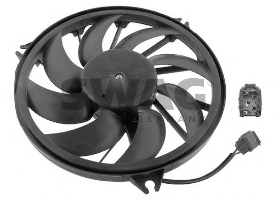 62938479 Swag ventilador elétrico de esfriamento montado (motor + roda de aletas)