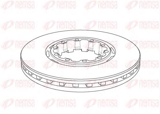 Disco do freio traseiro NSX115320 Road House