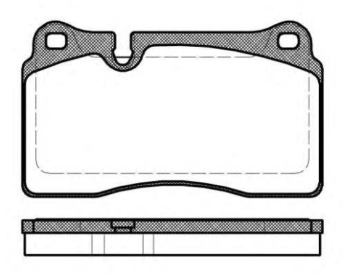 Тормозные колодки Remsa 120030