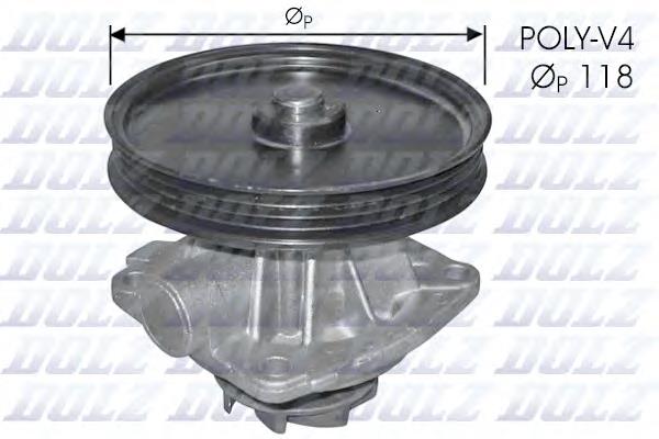 S226 Dolz bomba de água (bomba de esfriamento, montada com caixa)