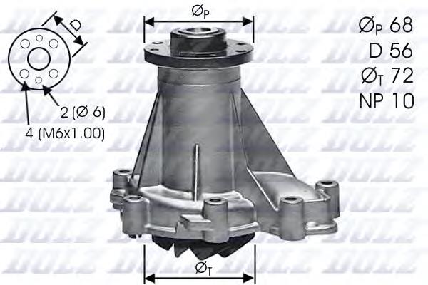 M276 Dolz bomba de água (bomba de esfriamento)