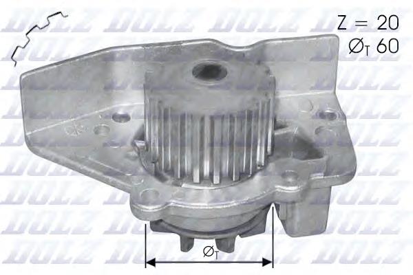 N406 Dolz bomba de água (bomba de esfriamento)