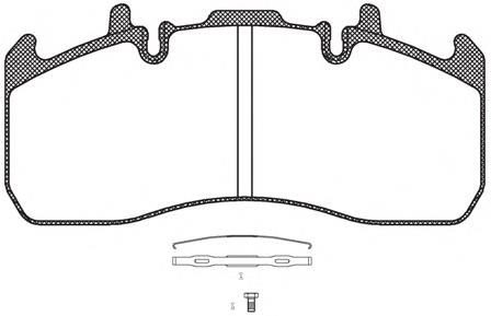 Передние тормозные колодки JCA131700 Remsa