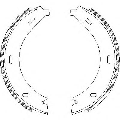 4713.00 Remsa sapatas do freio traseiras de tambor