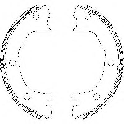 4712.00 Remsa sapatas do freio traseiras de tambor