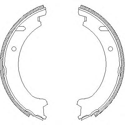 4721.00 Remsa sapatas do freio de estacionamento