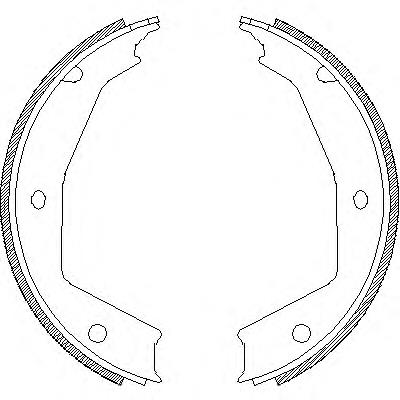 4705.00 Remsa sapatas do freio de estacionamento