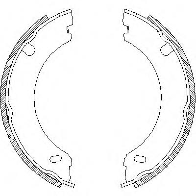 4696.00 Remsa sapatas do freio de estacionamento