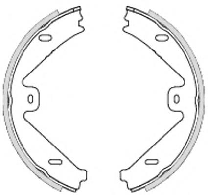4754.00 Remsa sapatas do freio de estacionamento