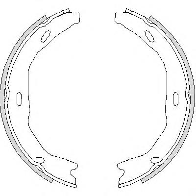 4751.00 Remsa sapatas do freio de estacionamento