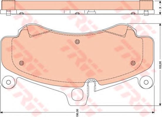 P65032 Brembo sapatas do freio dianteiras de disco