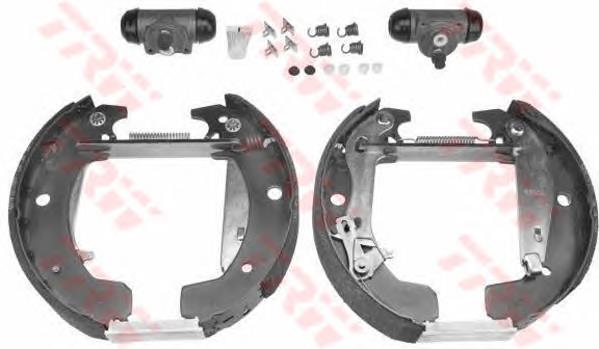 Sapatas do freio traseiras de tambor H68023 Brembo