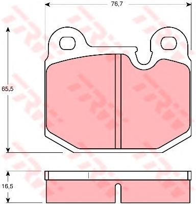 60728499 Fiat/Alfa/Lancia sapatas do freio dianteiras de disco