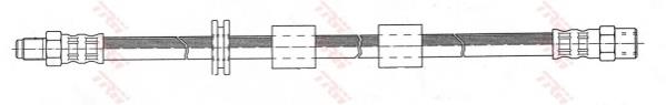 PHB101 TRW mangueira do freio dianteira
