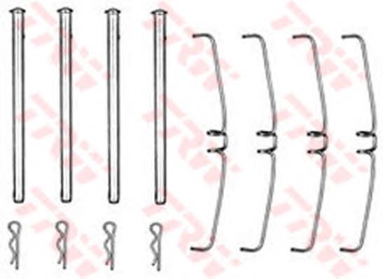 PFK141 TRW kit de reparação das sapatas do freio
