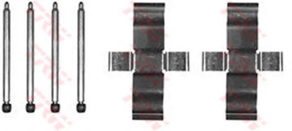 Ремкомплект тормозных колодок TRW PFK128 цена, от 6.38 USD