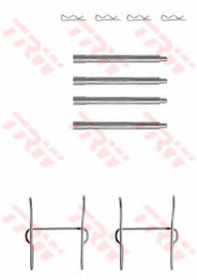 PFK357 TRW kit de reparação dos freios traseiros