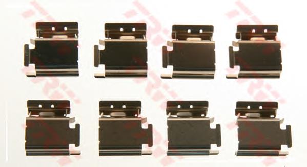 PFK413 TRW kit de molas de fixação de sapatas de disco dianteiras
