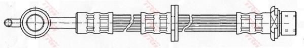 Передний правый тормозной шланг TRW PHD501