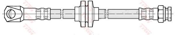 Mangueira do freio traseira PHD276 TRW