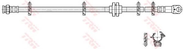 Шланг тормозной передний PHD266 TRW