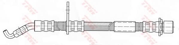  Шланг тормозной передний Daihatsu Sirion 